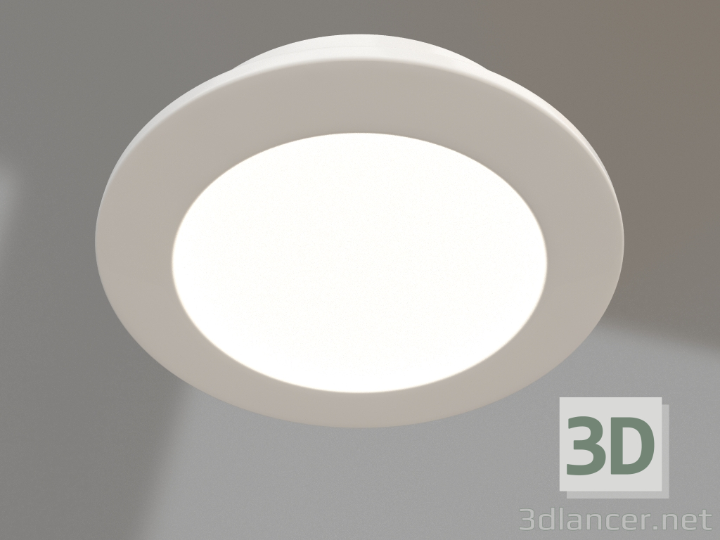 3D Modell Lampe DL-BL90-5W Weiß - Vorschau