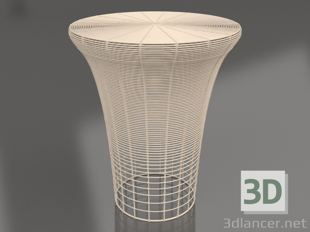 3D modeli Yüksek tabure (Kum) - önizleme