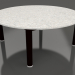 3d model Coffee table D 90 (Black, DEKTON Sirocco) - preview