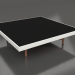 Modelo 3d Mesa de centro quadrada (cinza ágata, DEKTON Domoos) - preview