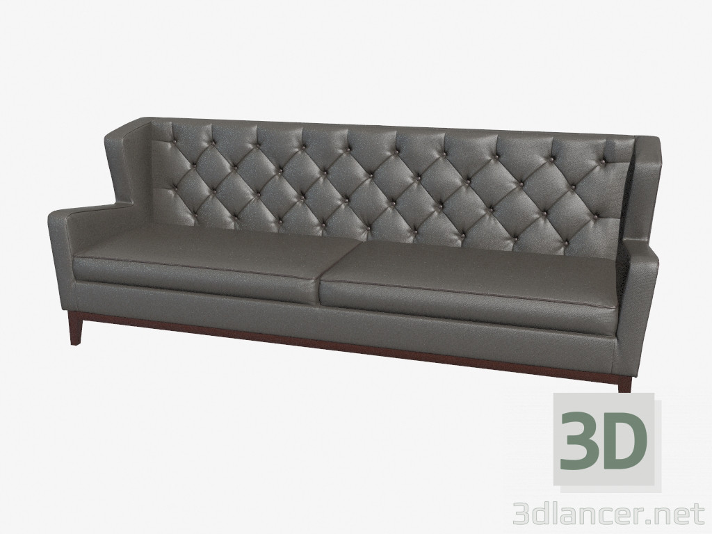 3D Modell Sofa gerade triple Baltic - Vorschau