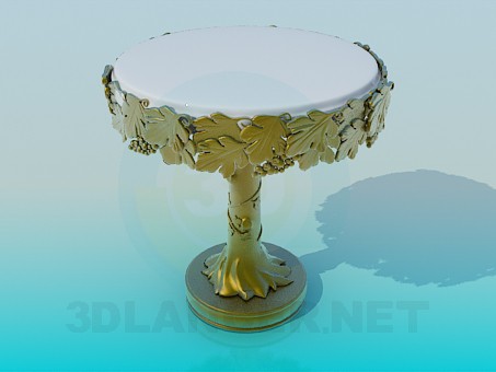 3d model Table for decoration - preview 3d model Table for decoration - preview