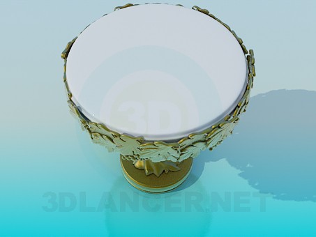 3d model Table for decoration - preview 3d model Table for decoration - preview