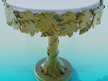 3d model Table for decoration - preview 3d model Table for decoration - preview