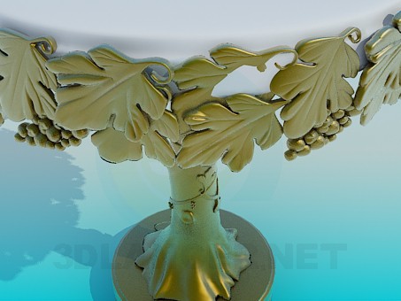 3d model Table for decoration - preview 3d model Table for decoration - preview
