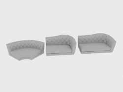 Elementos de sofá modulares GRACE