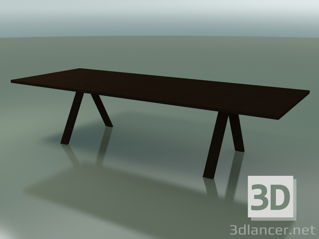 3D Modell Tisch mit Standardarbeitsplatte 5003 (H 74 - 320 x 120 cm, Wenge, Zusammensetzung 1) - Vorschau