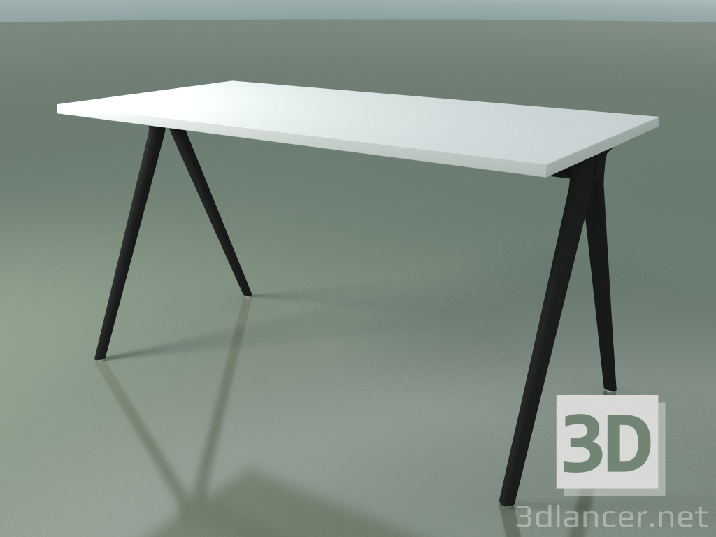 modello 3D Tavolo rettangolare 5407 (H 74 - 69x139 cm, laminato Fenix F01, V44) - anteprima