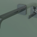 3D modeli Ankastre duvara monte için tek kollu lavabo bataryası (36106330, Parlak Siyah Krom) - önizleme