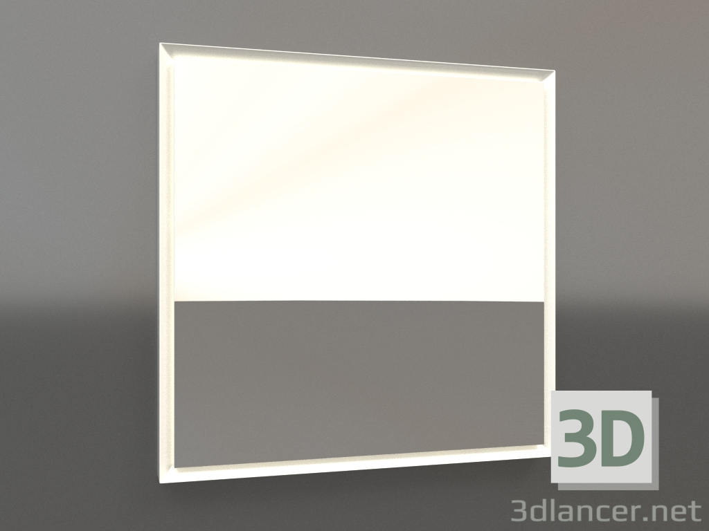 modello 3D Specchio ZL 21 (600x600, plastica bianca) - anteprima