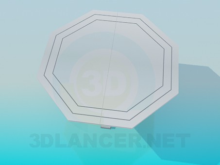 3d модель Столик на одній ніжці – превью 3d модель Столик на одній ніжці – превью