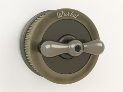 Interrupteur-interrupteur simple (bronze)