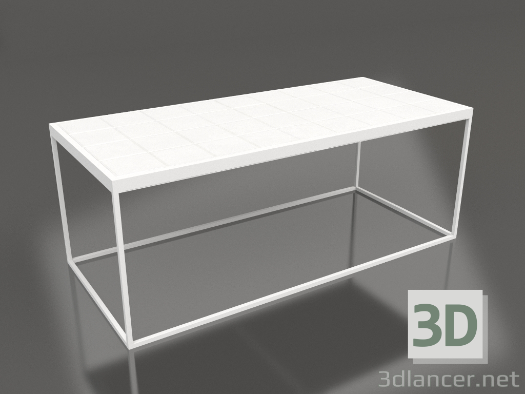 Modelo 3d Mesa de Centro Vitrificada (Branca) - preview