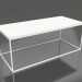 modèle 3D Table basse vitrée (blanc) - preview