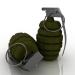 3d grenade model buy - render
