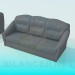 3D Modell Sofa - Vorschau