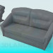 3D Modell Sofa - Vorschau