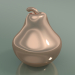 modello 3D Scultura in ceramica pera (H 28 cm, oro rosa) - anteprima