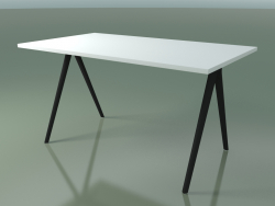 Table rectangulaire 5408 (H 74 - 79x139 cm, stratifié Fenix F01, V44)