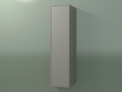 Armário de parede com 1 porta (8BUBECD01, 8BUBECS01, Clay C37, L 36, P 24, H 144 cm)