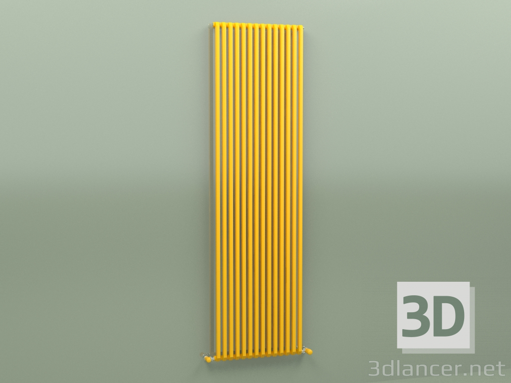 modèle 3D Radiateur SAX (H 2000 14 EL, jaune melon - RAL 1028) - preview