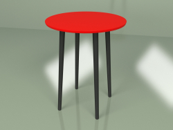Mini mesa Sputnik (vermelho)