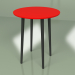 modello 3D Mini tavolo Sputnik (rosso) - anteprima