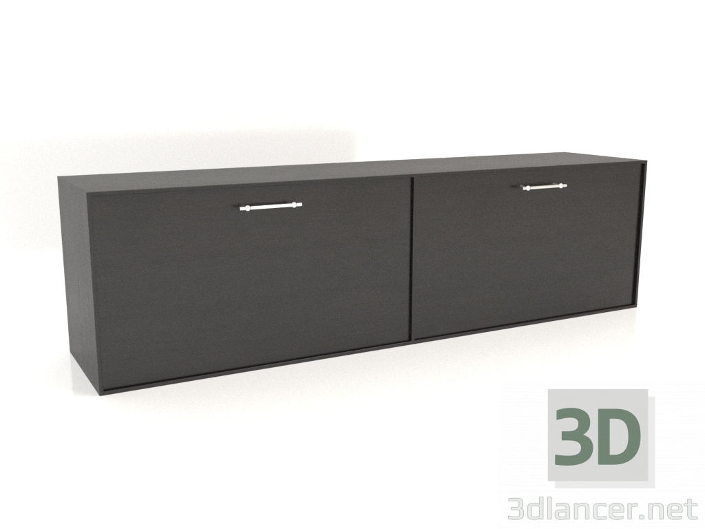 3d model Cabinet ТМ 062 (1800x400x500, wood black) - preview