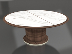 Table à manger Table pleine ronde 180 marbre