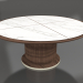 modello 3D Tavolo da pranzo Tavolo completo tondo 180 in marmo - anteprima