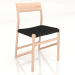 3d model Fawn chair with dark upholstery - preview