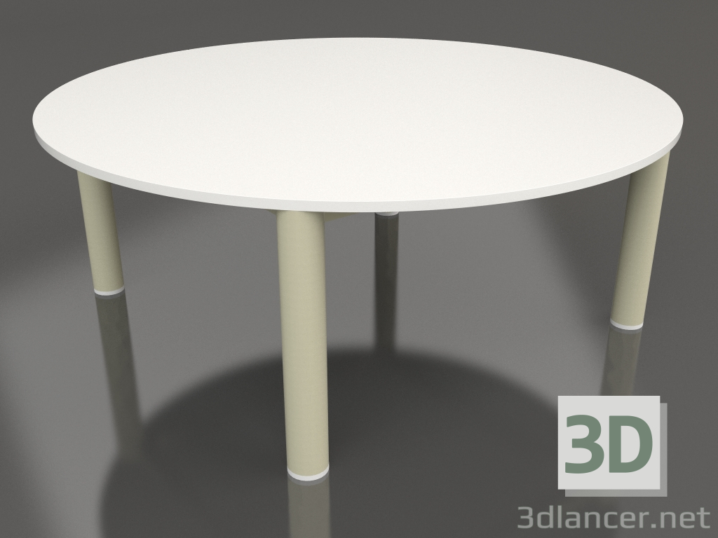 modèle 3D Table basse D 90 (Or, DEKTON Zenith) - preview