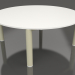 3d model Coffee table D 90 (Gold, DEKTON Zenith) - preview