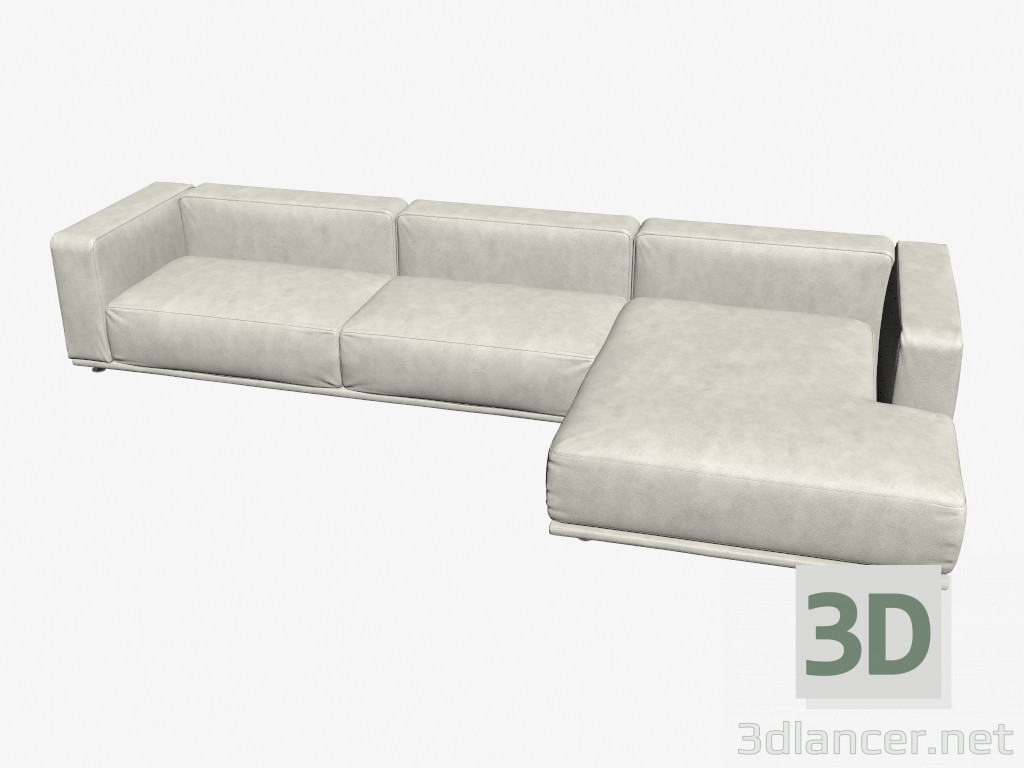 3D modeli Modüler Beverly divanlar - önizleme
