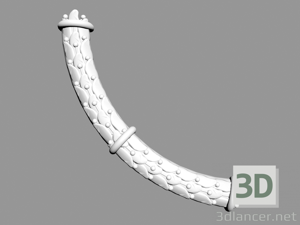 modello 3D Elemento angolare CF3016-B - anteprima