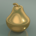 modello 3D Scultura in ceramica pera (H 28 cm, oro) - anteprima