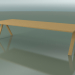 3D Modell Tisch mit Standardarbeitsplatte 5003 (H 74 - 320 x 120 cm, natürliche Eiche, Zusammensetzung 2) - Vorschau