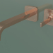 modello 3D Miscelatore monocomando lavabo ad incasso a parete (36106300, Oro Rosso Lucido) - anteprima