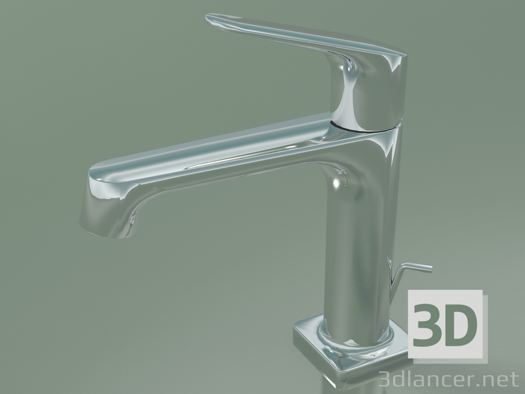 modello 3D Miscelatore monocomando lavabo 100 (34010000) - anteprima
