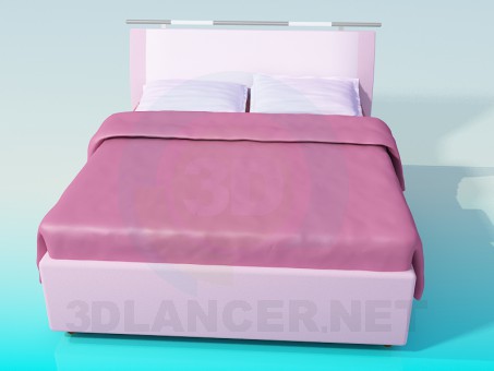 modelo 3D Cama - escuchar modelo 3D Cama - escuchar