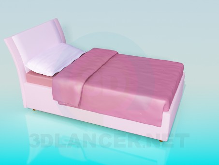 modelo 3D Cama - escuchar modelo 3D Cama - escuchar