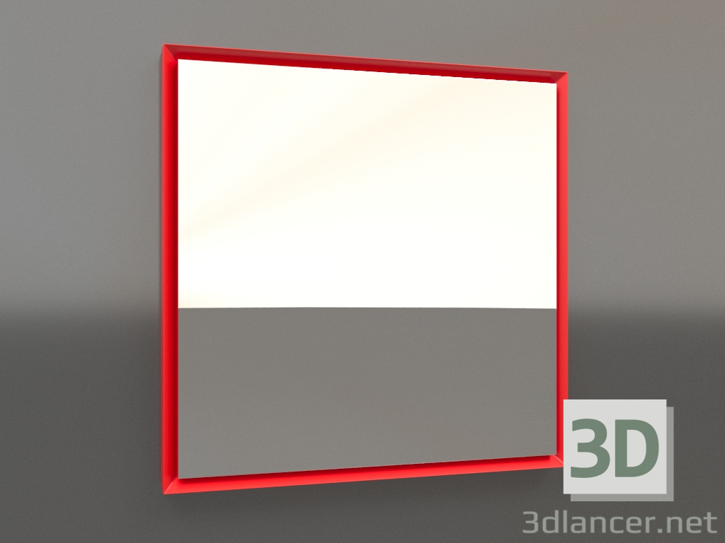 modèle 3D Miroir ZL 21 (600x600, orange lumineux) - preview