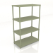 3d model Bookcase Stilt SIR3 (800x400x1264) - preview