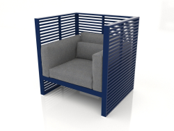 Крісло для відпочинку Normando з високою спинкою (Night blue)