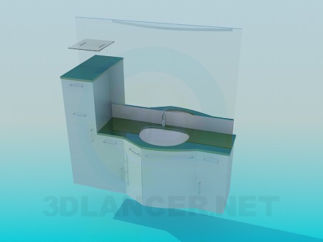 3d модель Умывальник – превью 3d модель Умывальник – превью