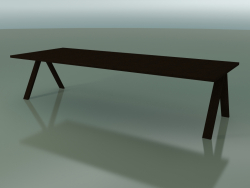 Mesa com bancada padrão 5003 (H 74 - 320 x 120 cm, wenge, composição 2)