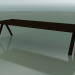 modello 3D Tavolo con piano di lavoro standard 5003 (H 74 - 320 x 120 cm, wengè, composizione 2) - anteprima