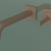 modello 3D Miscelatore monocomando lavabo ad incasso a parete (36106140, Brushed Bronze) - anteprima