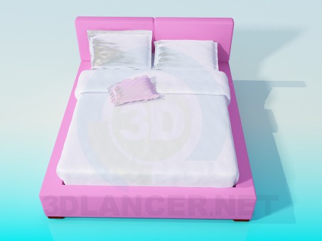 3d model Bed - preview 3d model Bed - preview
