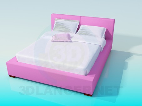 3d model Bed - preview 3d model Bed - preview